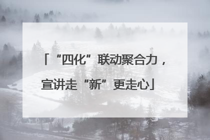“四化”联动聚合力，宣讲走“新”更走心