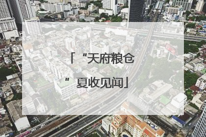 “天府粮仓”夏收见闻