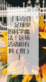 玉山县：足球里的科学魔法！这场活动超有料（图）