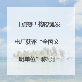 点赞！构皮滩发电厂获评“全国文明单位”称号