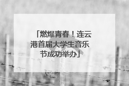 燃爆青春！连云港首届大学生音乐节成功举办