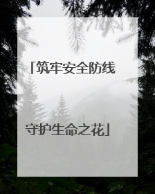 筑牢安全防线 守护生命之花