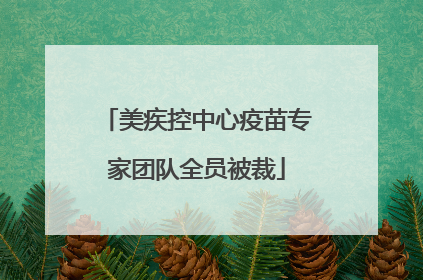 美疾控中心疫苗专家团队全员被裁