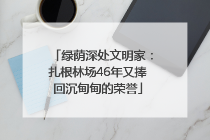 绿荫深处文明家：扎根林场46年又捧回沉甸甸的荣誉