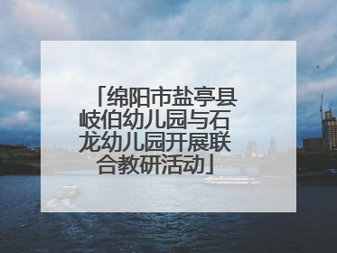 绵阳市盐亭县岐伯幼儿园与石龙幼儿园开展联合教研活动
