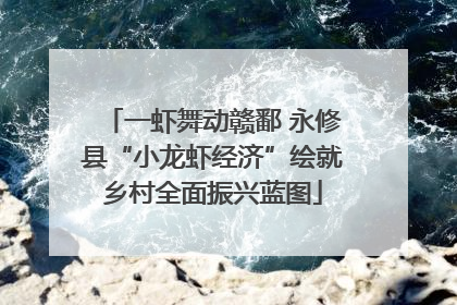 一虾舞动赣鄱 永修县“小龙虾经济”绘就乡村全面振兴蓝图