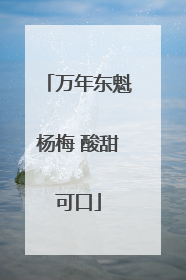 万年东魁杨梅 酸甜可口