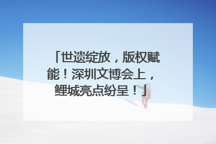 世遗绽放，版权赋能！深圳文博会上，鲤城亮点纷呈！