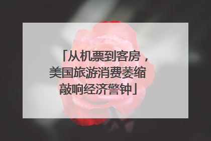 从机票到客房，美国旅游消费萎缩敲响经济警钟