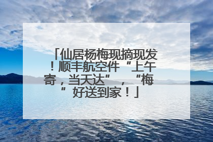 仙居杨梅现摘现发！顺丰航空件“上午寄，当天达”，“梅”好送到家！