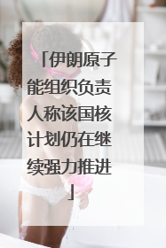 伊朗原子能组织负责人称该国核计划仍在继续强力推进