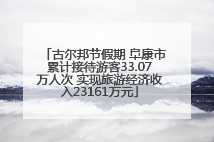 古尔邦节假期 阜康市累计接待游客33.07万人次 实现旅游经济收入23161万元