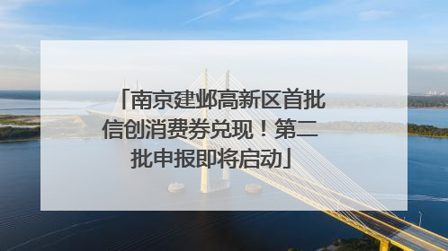 南京建邺高新区首批信创消费券兑现！第二批申报即将启动