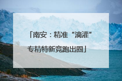 南安：精准“滴灌”专精特新竞跑出圈