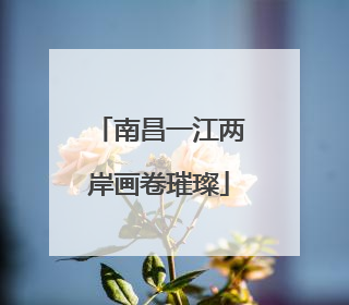 南昌一江两岸画卷璀璨