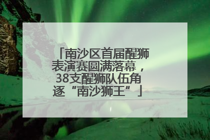 南沙区首届醒狮表演赛圆满落幕，38支醒狮队伍角逐“南沙狮王”