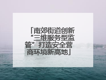南郊街道创新“三维服务型监管”打造安全营商环境新高地