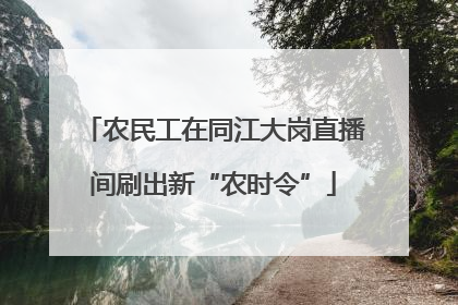 农民工在同江大岗直播间刷出新“农时令”