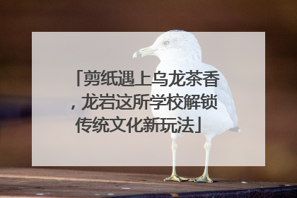 剪纸遇上乌龙茶香，龙岩这所学校解锁传统文化新玩法
