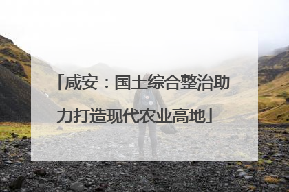 咸安：国土综合整治助力打造现代农业高地