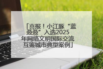 喜报！小江豚“蓝叒叒”入选2025年网络文明国际交流互鉴城市典型案例