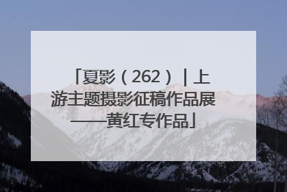 夏影（262）｜上游主题摄影征稿作品展——黄红专作品