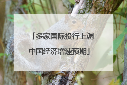 多家国际投行上调中国经济增速预期