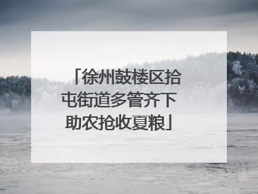 徐州鼓楼区拾屯街道多管齐下助农抢收夏粮