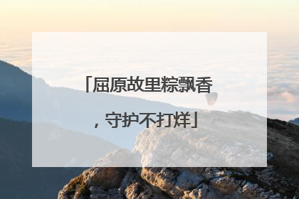 屈原故里粽飘香，守护不打烊