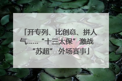 开专列、比创意、拼人气……“十三太保”激战“苏超” 外场赛事