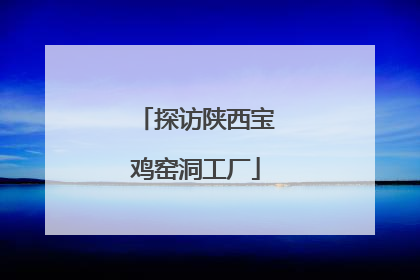 探访陕西宝鸡窑洞工厂