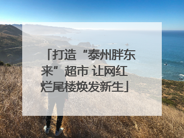 打造“泰州胖东来”超市 让网红烂尾楼焕发新生