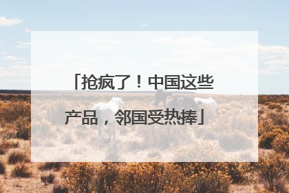 抢疯了！中国这些产品，邻国受热捧