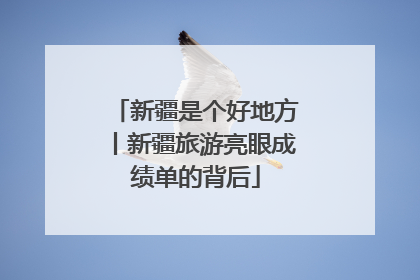 新疆是个好地方丨新疆旅游亮眼成绩单的背后