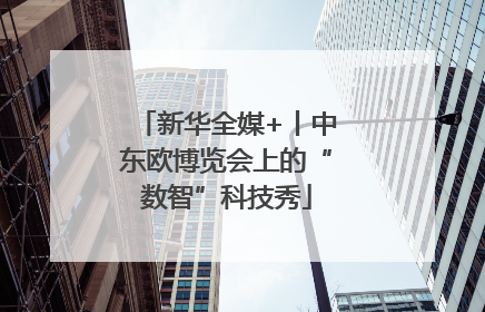 新华全媒+丨中东欧博览会上的“数智”科技秀