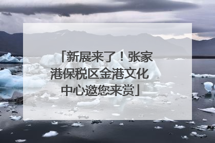 新展来了！张家港保税区金港文化中心邀您来赏