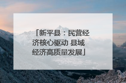 新平县：民营经济核心驱动 县域经济高质量发展