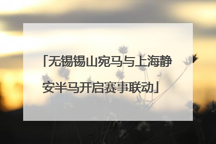 无锡锡山宛马与上海静安半马开启赛事联动