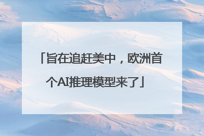 旨在追赶美中，欧洲首个AI推理模型来了