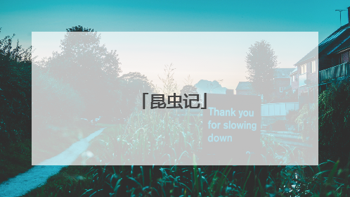 昆虫记