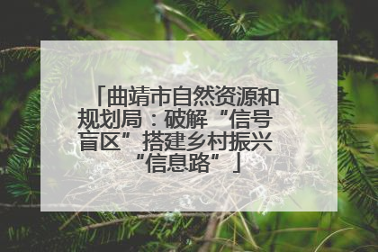 曲靖市自然资源和规划局：破解“信号盲区”搭建乡村振兴“信息路”