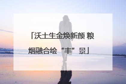 沃土生金焕新颜 粮烟融合绘“丰”景