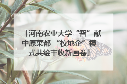 河南农业大学“智”献中原菜都 “校地企”模式共绘丰收新画卷