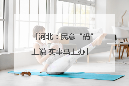 河北：民意“码”上说 实事马上办