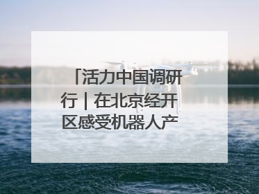 活力中国调研行｜在北京经开区感受机器人产业创新发展