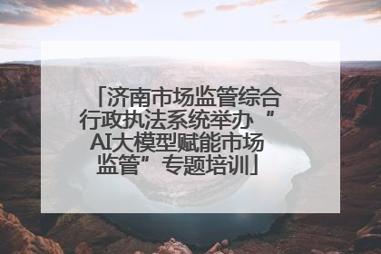 济南市场监管综合行政执法系统举办“AI大模型赋能市场监管”专题培训