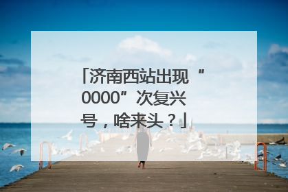 济南西站出现“0000”次复兴号，啥来头？