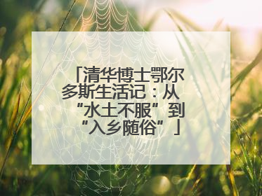 清华博士鄂尔多斯生活记：从“水土不服”到“入乡随俗”