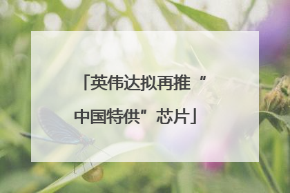 英伟达拟再推“中国特供”芯片
