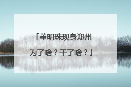 董明珠现身郑州 为了啥？干了啥？